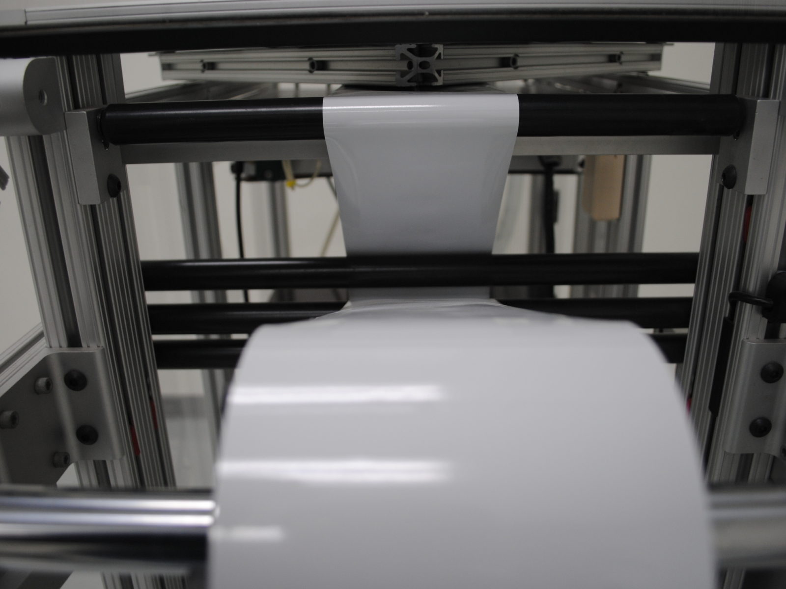 Roll-stock form-fill machine for pouches, sachets and stick packs at Minimus Products
